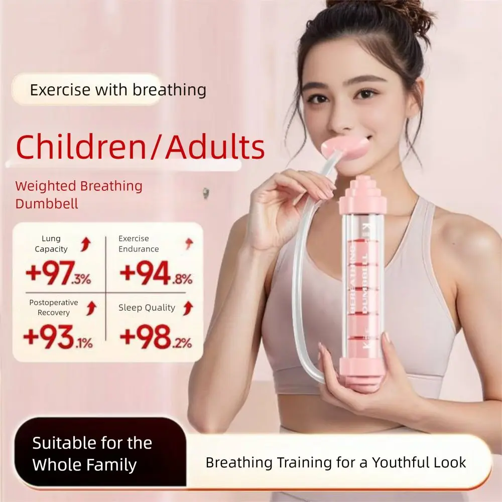 

Muscle Trainer Breathing Exercise Device Stronger Lungs Adjustable Abdominal Muscle Trainer Lung Respirator Health