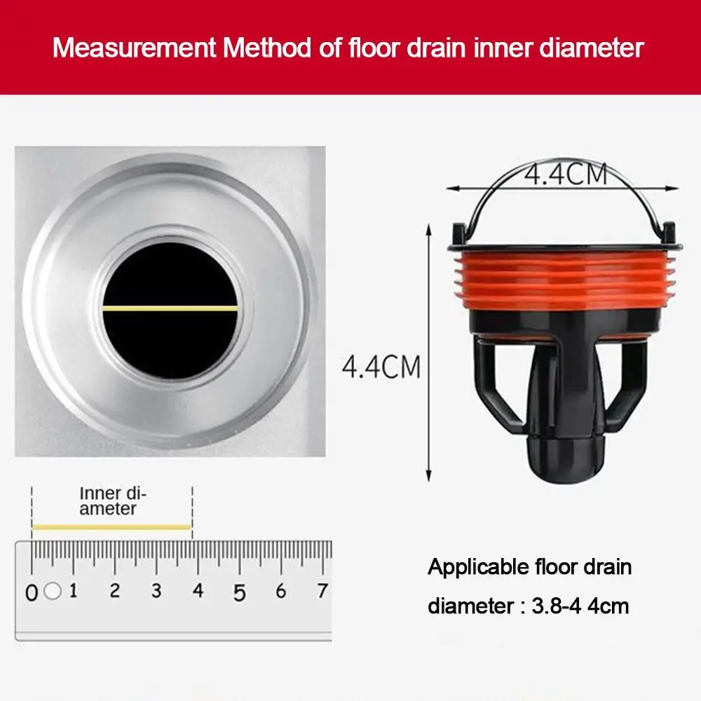 Insect Prevention Bathroom Floor Drain Core large outfall Colander Drain Cover Anti Odor Shower Drainer Bathroom Kitchen