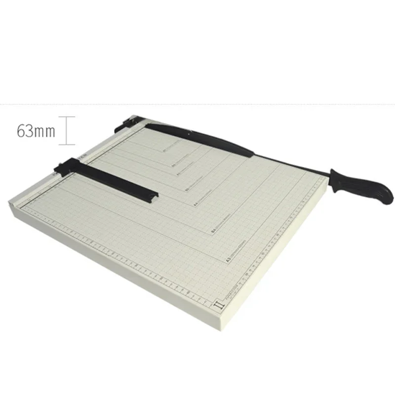 Upgrade Guillotine Cutter Steel Base Paper Cutter A3 Photo Paper Trimming Cutting Machine 18 Inch Document Cutting Machine