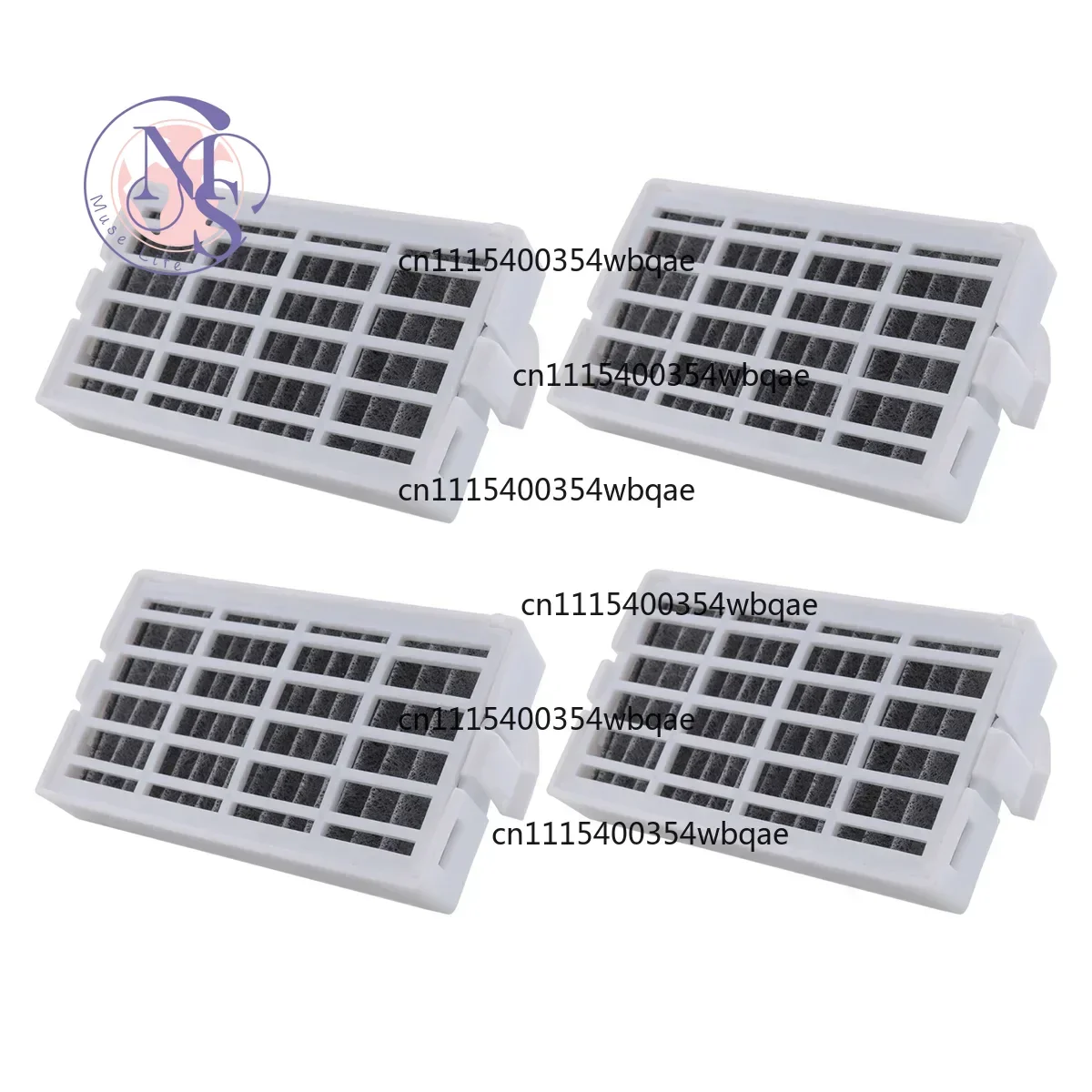 ZOCI-FOR- A65T 4Pcs Refrigerator Air Filter Replacement Part W10311524 AIR1, Fresh Flow Fridge Accessory