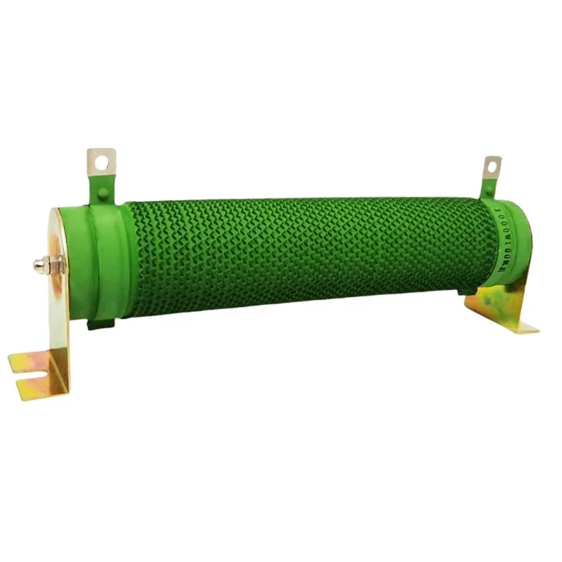 Wire-wound coated ceramic tube waveform braking resistor for inverter