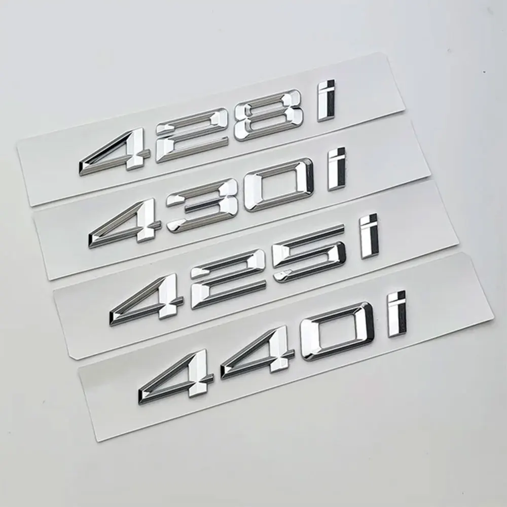 3D ABS Car Rear Trunk Letters 420i 425i 428i 430i 435i 440i 450i Logo Badge Sticker For BMW 4 Series F32 F33 F36 G22 G23 G26