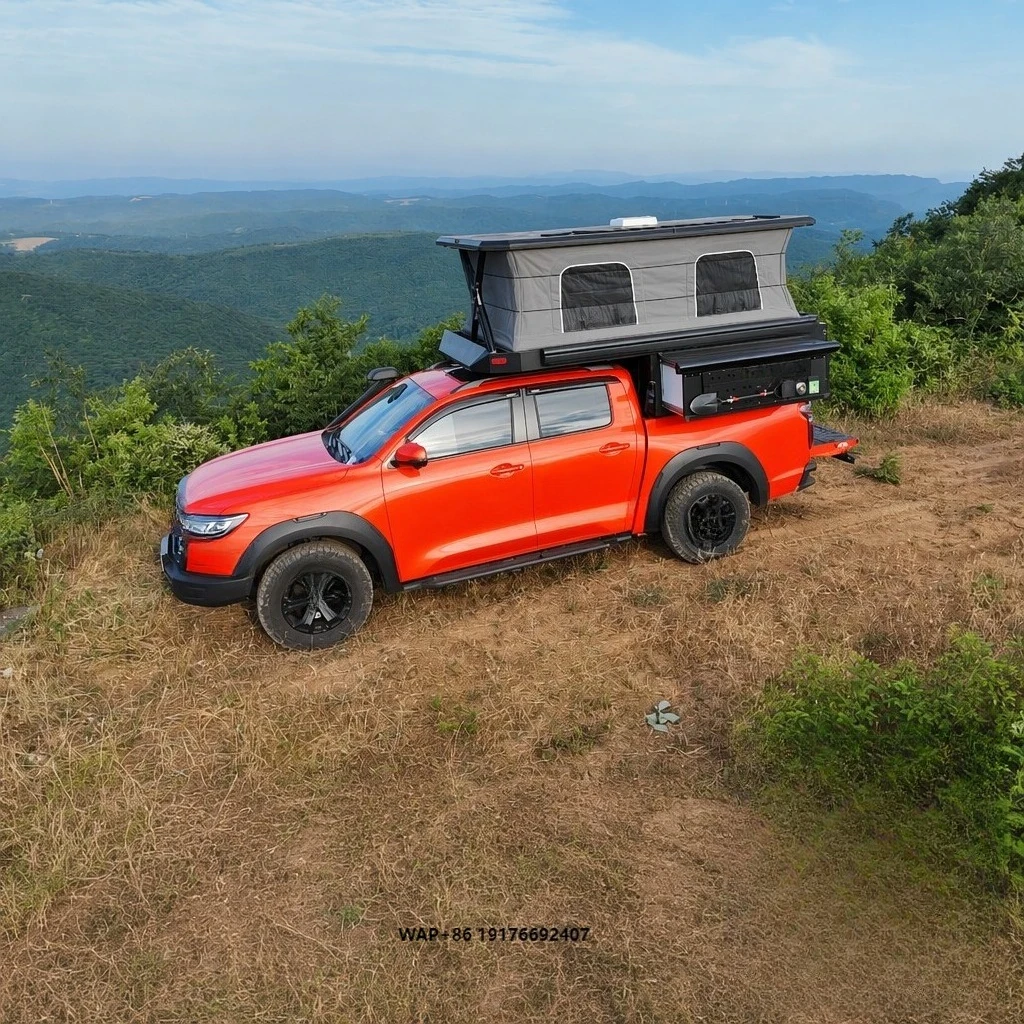 Cannon Off-road Running Dual-expansion Aluminum Alloy Summer Tent Roof Rack Pickup Truck RV Youzi Self-drive Camping