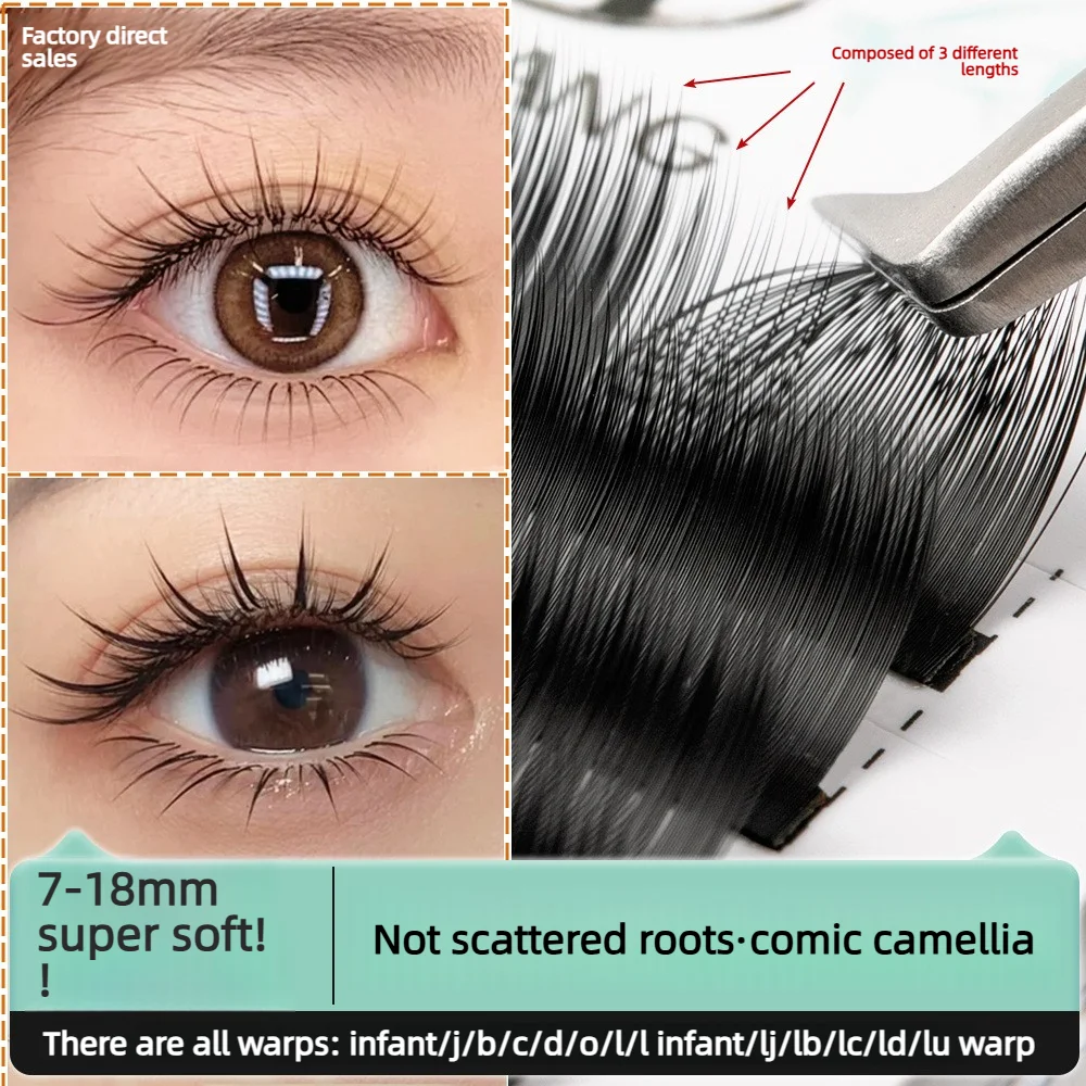 cilios-posticos-anime-camellia-macios-007-estilo-veludo-lc-fox-extensao-de-cilios-lj-beauty-com-Angulo-amplo-sunflower