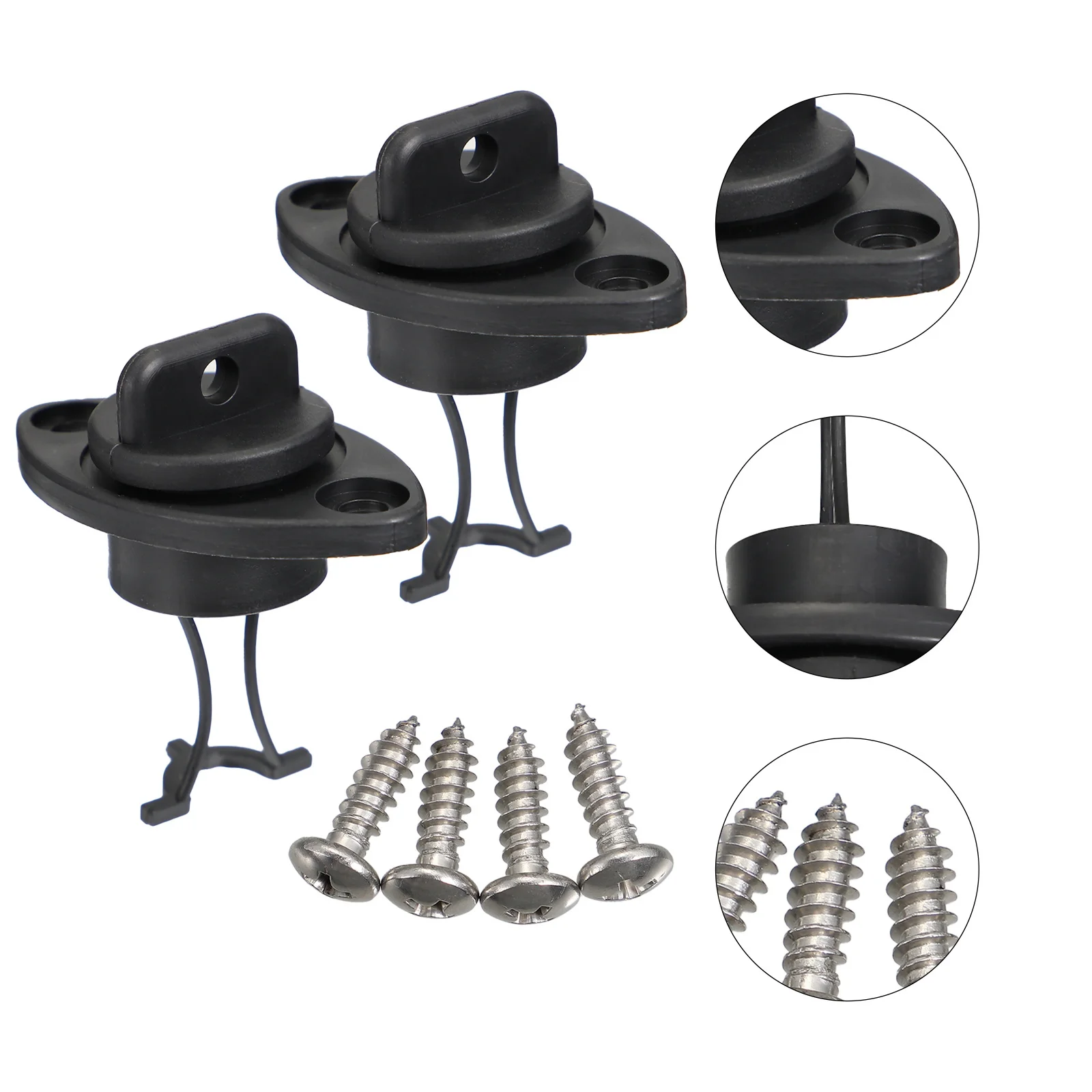 

6Pcs Universal Silicone Kayak Scupper Plug Canoe Drain Holes Stopper High Vibration Resistance Retention System Boat Accessory