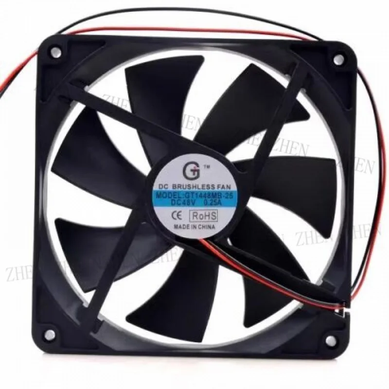 Y FOR GT GT1448MB-25 14025 DC48V 0.25A 14CM 2-Wire Cooling Fan