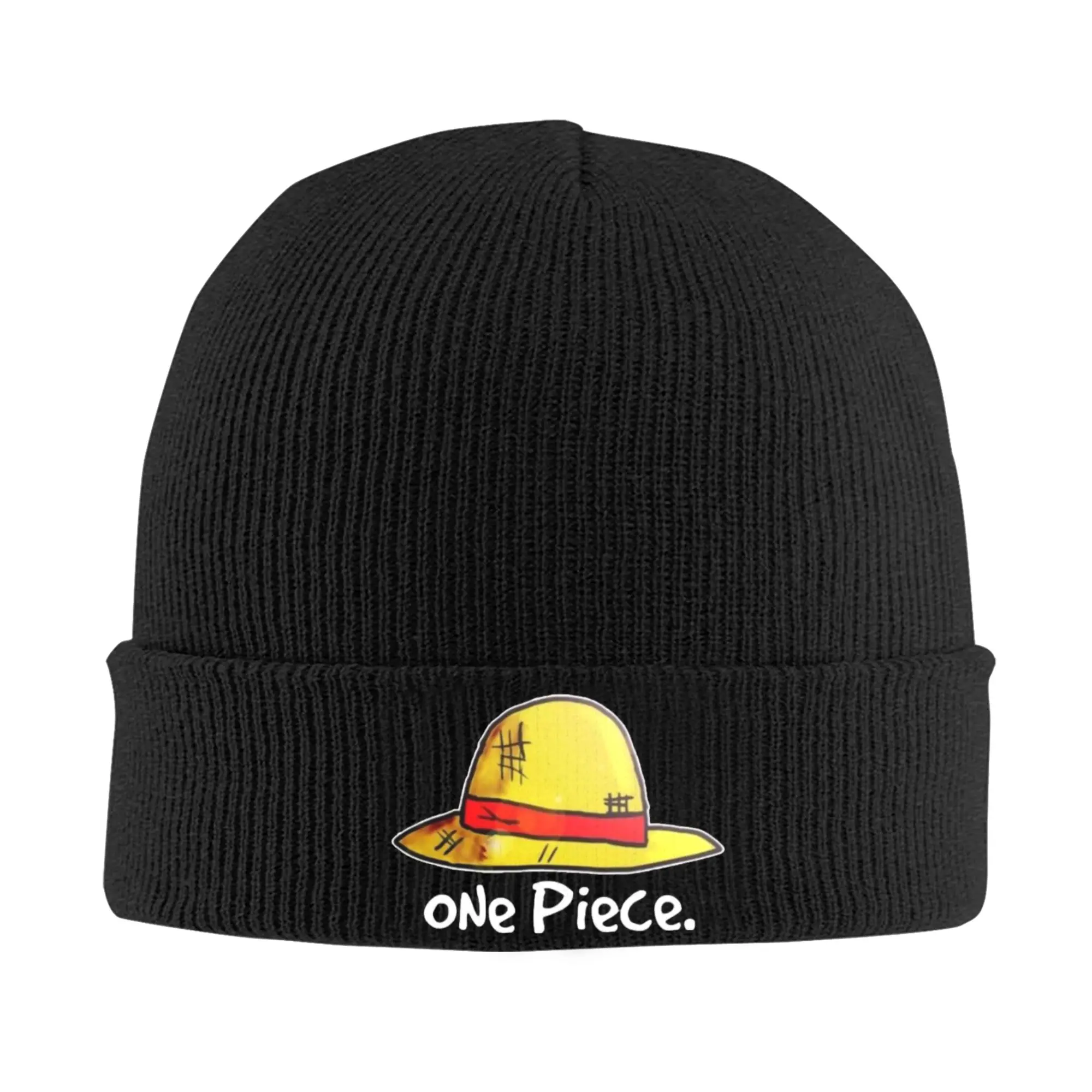 One Anime P-Pieces Knit Hat  Beanie Hats Kpop Elastic Men Women Bonnet Hats Spring Custom Trendy Caps Birthday Gift