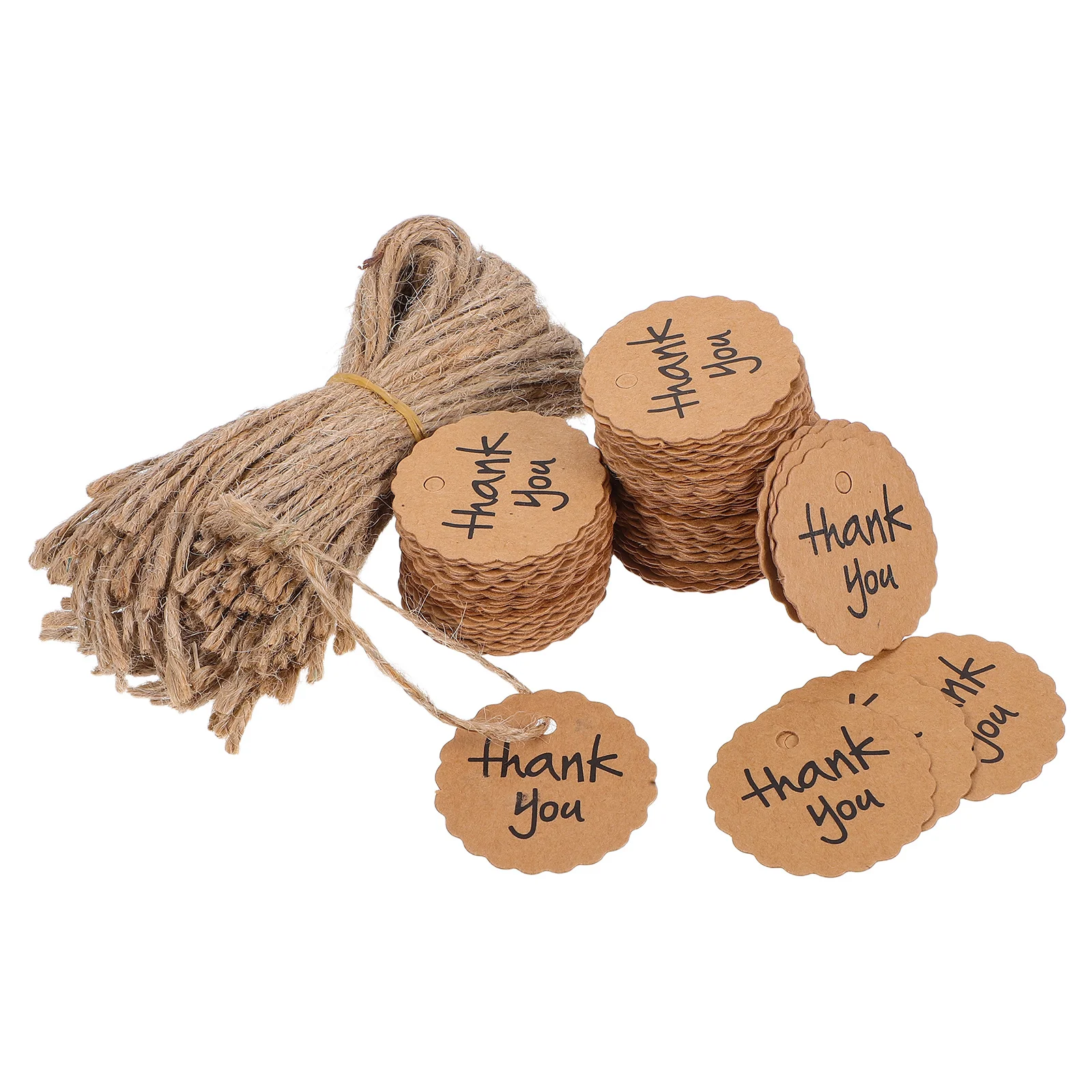 Рисунок 4 - коричневые бирки из крафт-бумаги