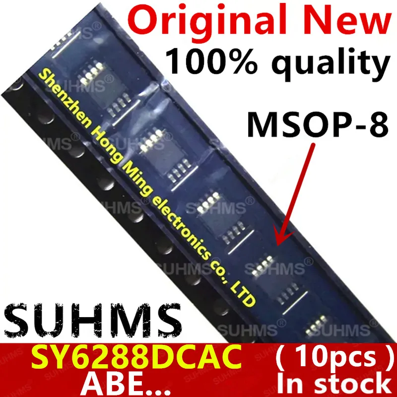 (10piece) 100% New SY6288DCAC SY6288 (ABE3MW ABE2DF ABE...) MSOP-8 Chipset