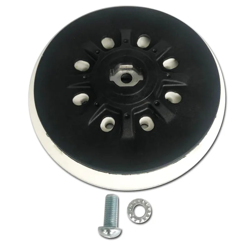 Electric sandpaper machine tray, suitable for flocking 6-inch 17-hole self-adhesive base tray of Festo universal grinder