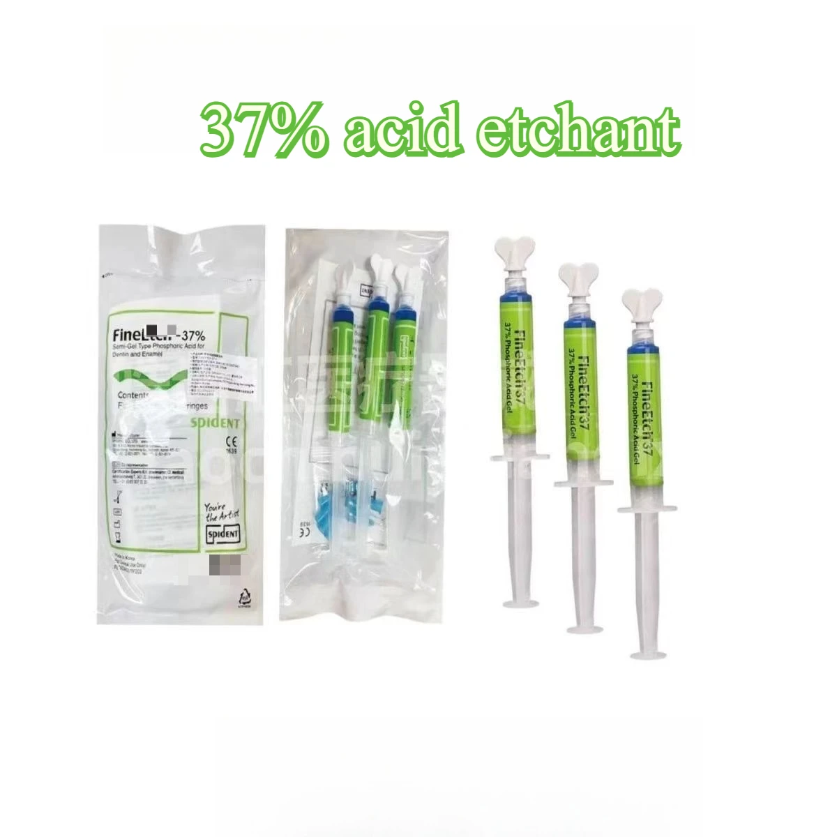 

1-3 PCS Dental Etching Gel Acid Etchant 5ml 37% Phosphoric Acid Laboratory Materials Oral Care Skin Whitening Repair Accessoire
