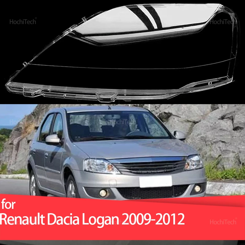 

Для Renault Dacia Logan L90 U90 F90 2009 2010 2011 2012 прозрачное стекло, крышка фары, абажур