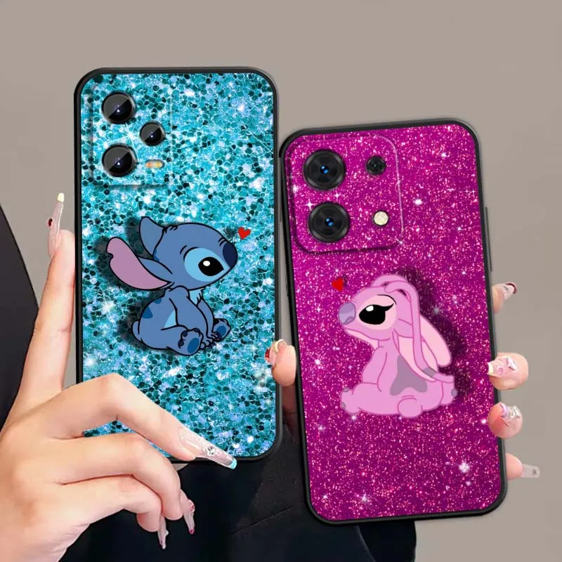 

Interesting Slady Couple Anime For Xiaomi Redmi Note 14 13 12 12S 11E 11 11S 11T Pro Plus 4G 5G Black Soft TPU Cover