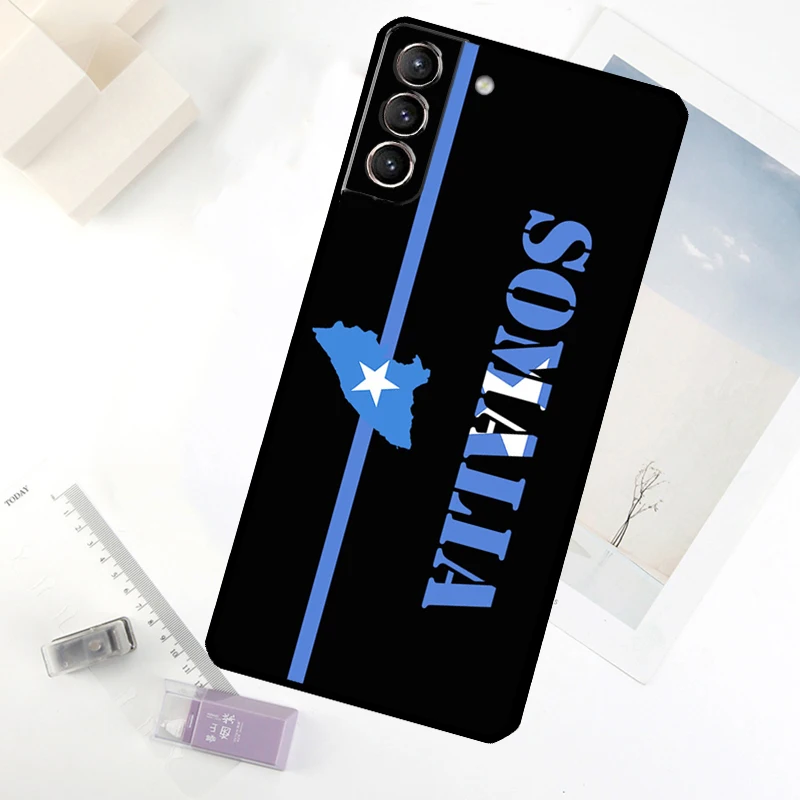 الصومالية الصومالية العلم الوطني قضية الهاتف لسامسونج غالاكسي S20 FE S21 S22 S23 S24 S25 الترا S9 S10 S25 زائد S25 FE غطاء #5