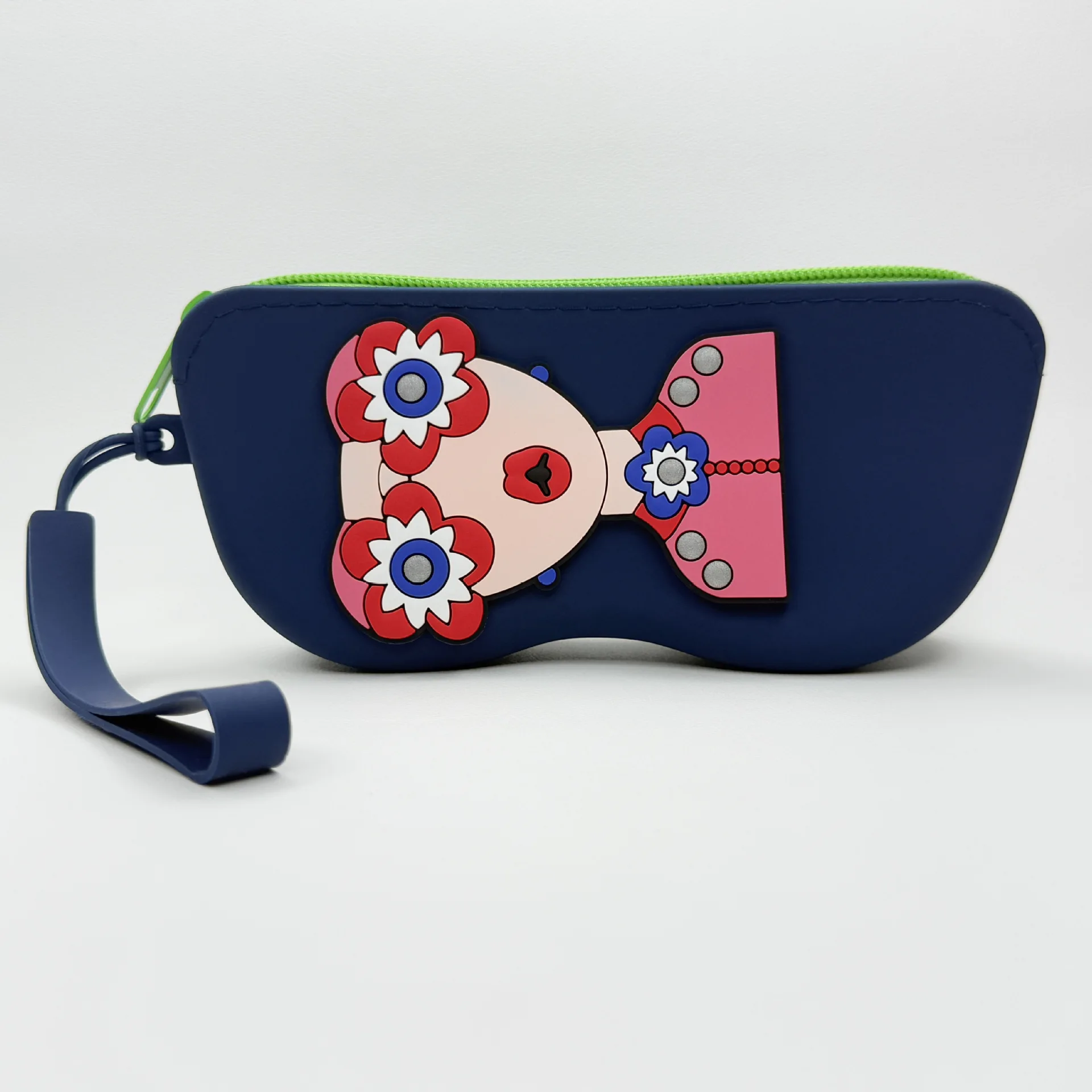 متوفر حقيبة تخزين النظارات العصرية المحمولة مع مضادة للسقوط مع مقبض معلق للنظارات وإكسسوارات المكياج