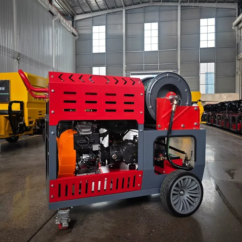 Customized Best-Selling Pipe Jetting Sewer Unblocking Machine Remote Control Sewer Jetter Drain Unblocking Machine