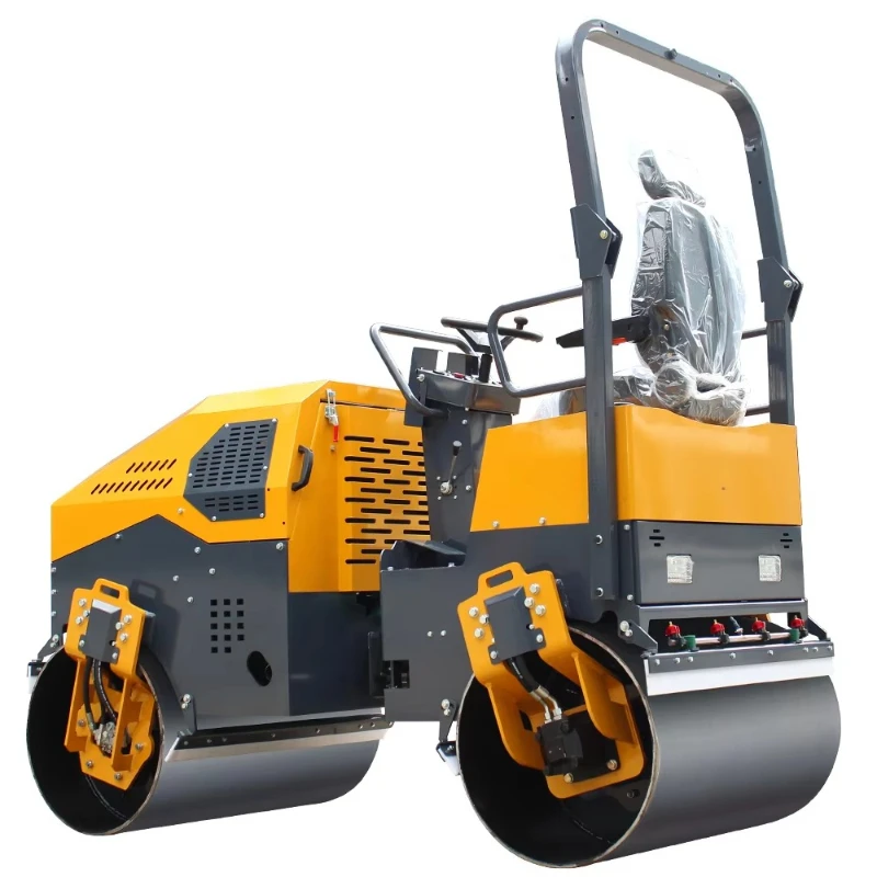 Immagine 3: Rullo Compattatore Stradale Monocilindrico, Mini Compattatore Vibrante per Asfalto