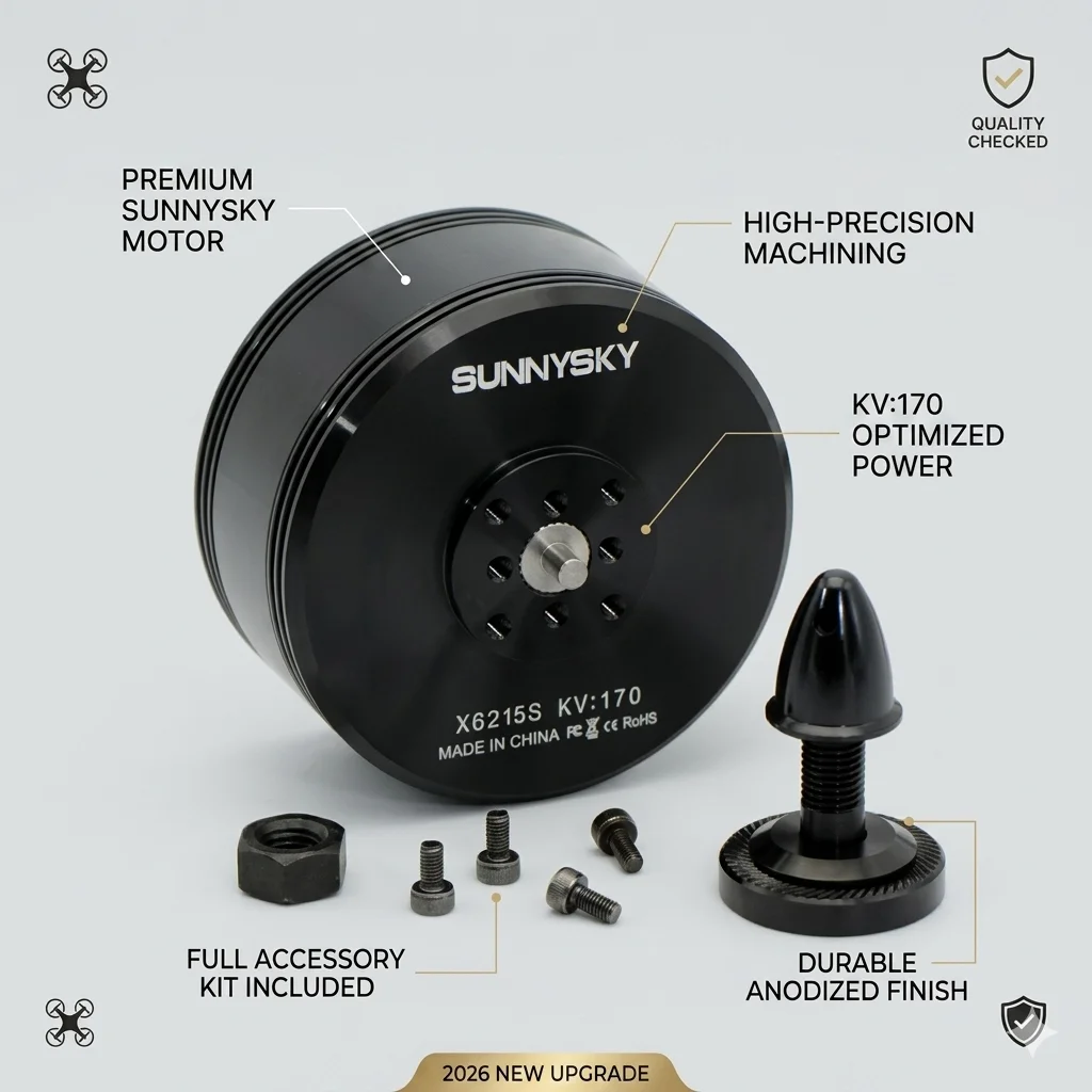 High Power Brushless Motor SunnySky XS X6215S 170KV 210KV 350KV for Heavy Load RC Drone Multirotor UAV Propulsion Power System
