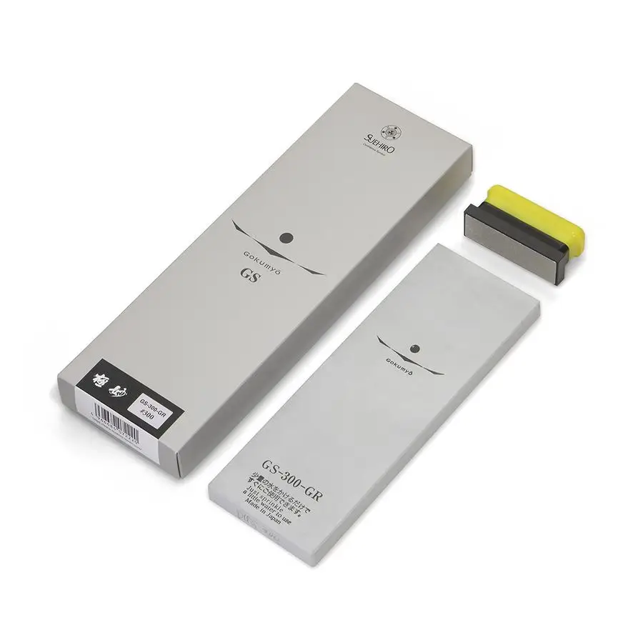 SUEHIRO Piedra de afilar Gokumyo GS300GR SplashandGo grano 300 Piedra para afilar cuchillos japoneses