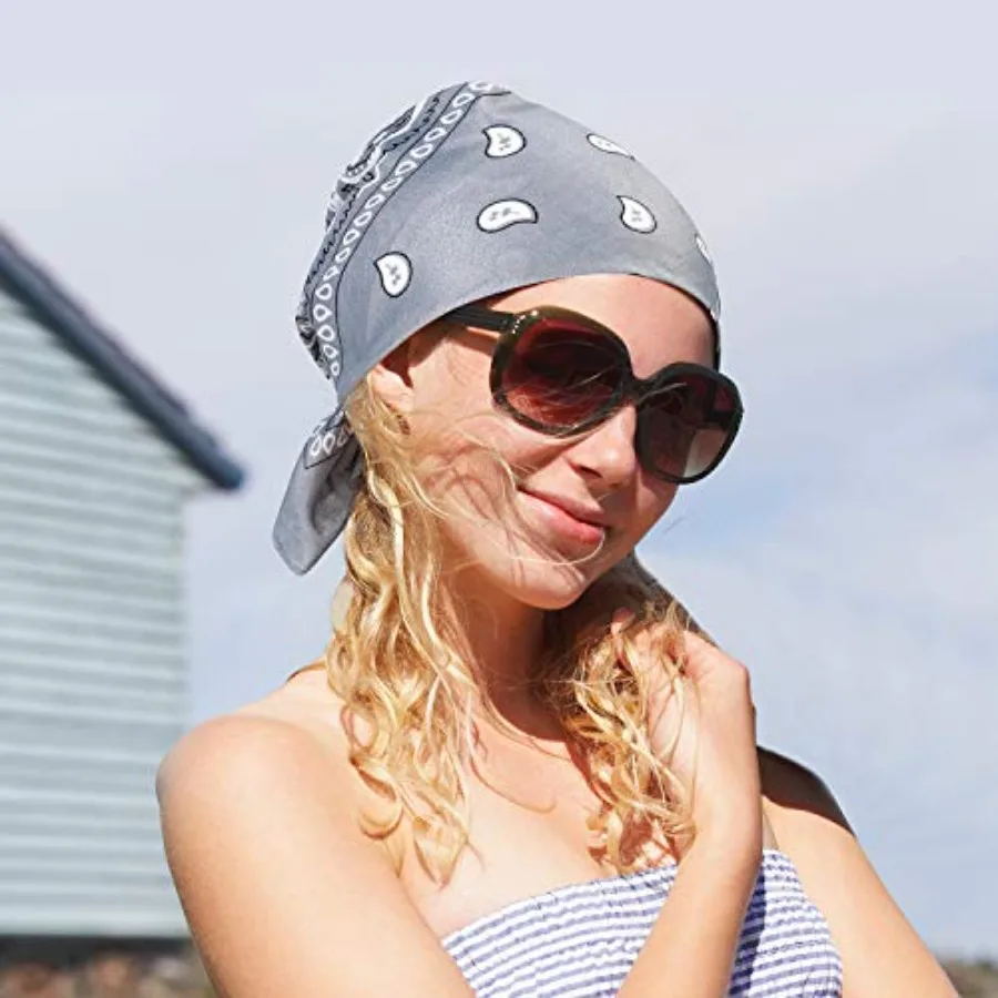 16pcs Bandanas MultiPurpose Party Outdoor Favor Scarf Headband Handkerchiefs for Unisex Women Men Boy Girls Versatile and Styli