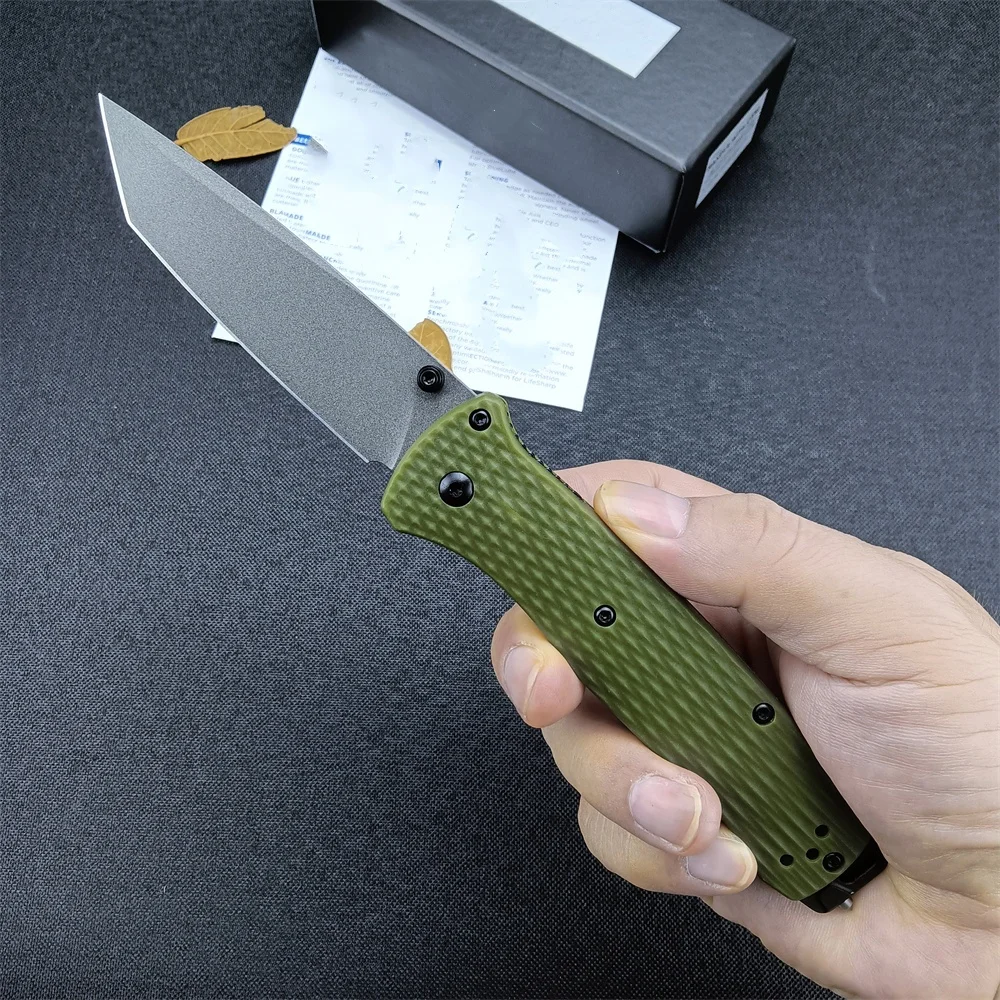 2024 TOP Quality Folding Pocket Knife Mark CPM-3V Tanto Blade Nylon Fiber Handle Outdoor Survival Tactical Knives EDC Multitool