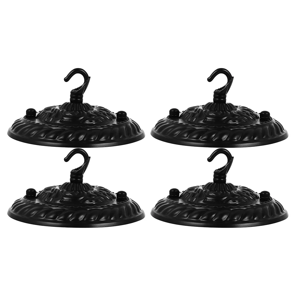 

4 Pcs Component Retro Chandelier Vintage Decor 1300X1300X640CM Zinc Alloy Decorative Canopy Pendant Light Plate