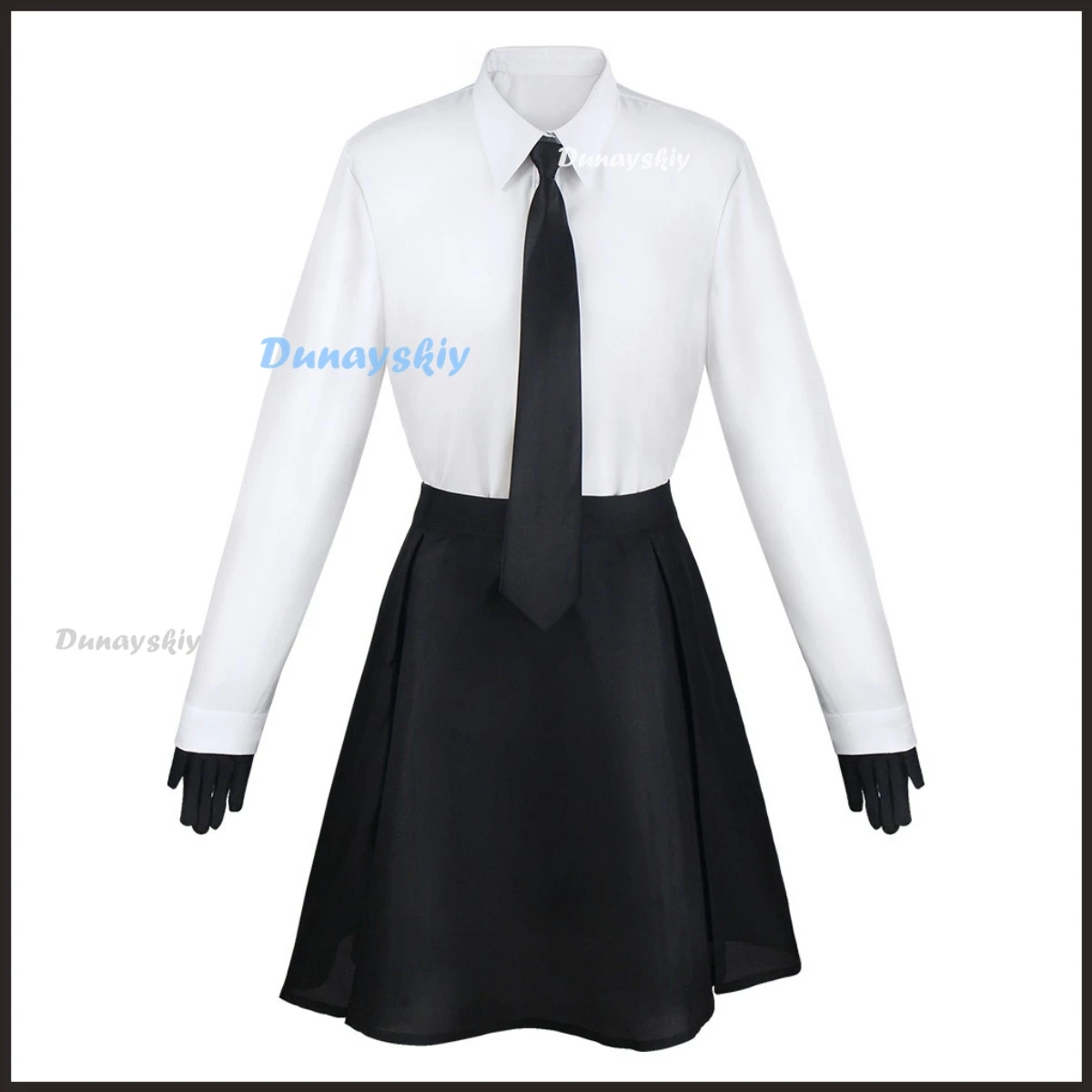 Anime Akiko Yosano Cosplay Costume Wig JK School Uniform Skirt Adult Woman Sexy Halloween Carnival Suit