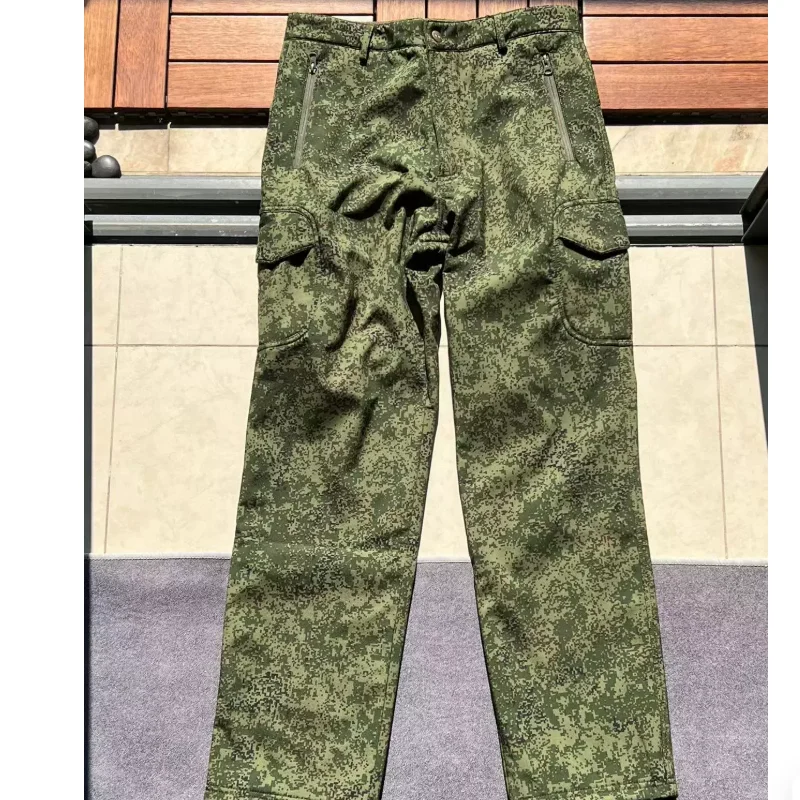 Russian Green Man EMR Soft Shell Pants Autumn/Winter Reproduction Composite Tactical Pants for Outdoor Cold Weather Protection