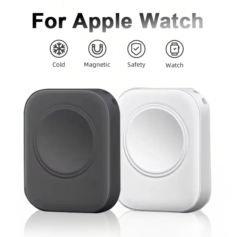 

QI Magnetic Wireless Fast Charger 5V/1A For iOS Charging Portable Type C Smart Watch Charging USB C For Apple Watch 9 8 7 6 SE