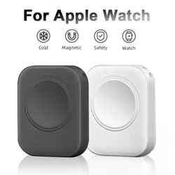 Cargador inalámbrico rápido magnético QI, 5V/1A, para iOS, carga portátil tipo C, reloj inteligente, USB C For Apple Watch 9, 8, 7, 6 SE