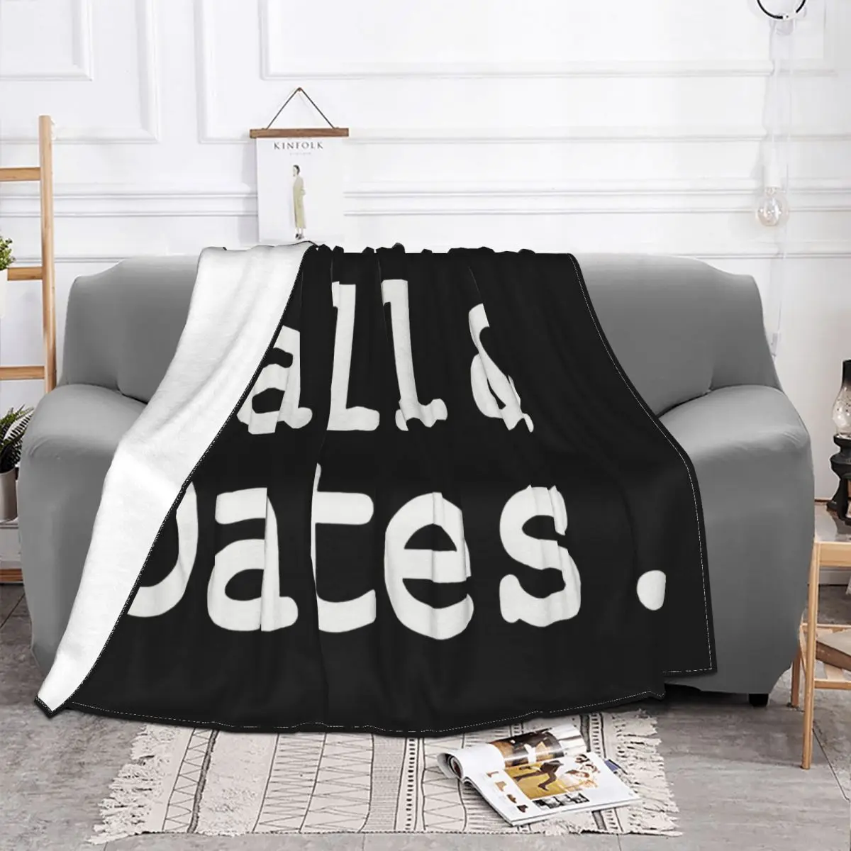 Hall Oates Unisex Retro Anni 80 Daryl John Band Musica Private Eyes Middle Aged Throw Blanket