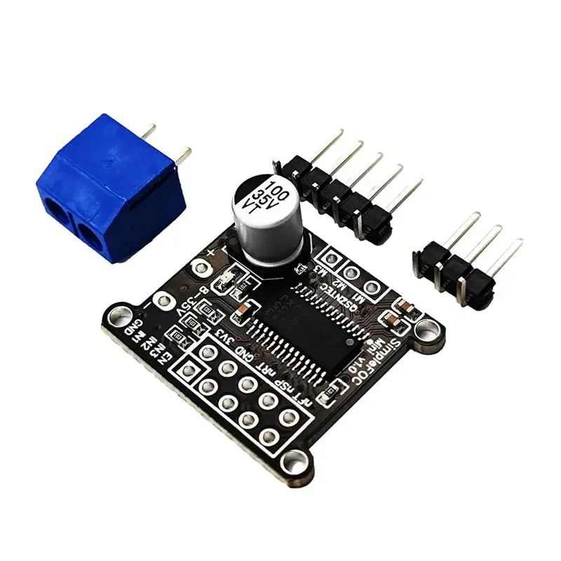 Carte de commande de moteur sans balais FOC Mini simple avec algorithme de contrôle SVPWM - 8-30V pour une gestion efficace du moteur via DRV8313
