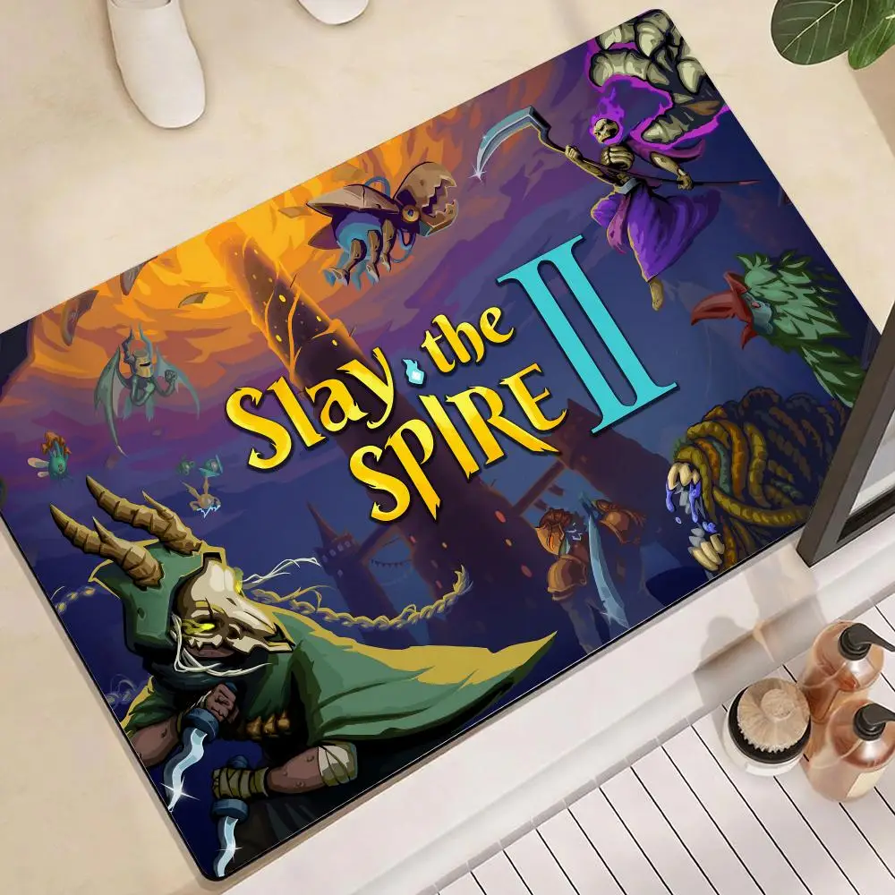 

Коврик для игры в Deckbuilding Game S-Slay the Spire: Нескользящий, быстросохнущий, из диатомита, для ванной, кухни и прихожей