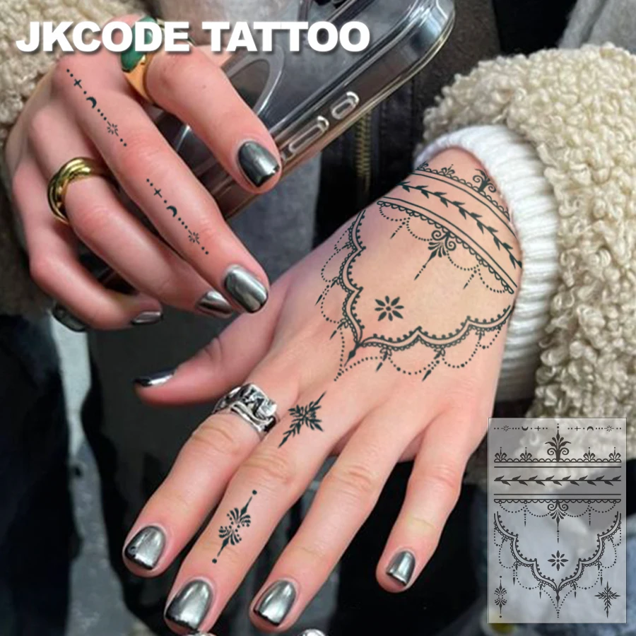 مجموعة مكونة من قطعتين من رمضان في الشرق الأوسط، وشم مؤقت صغير على شكل أصابع Y2K، وشمس، ونجمة، وأشكال هلالية على شكل قمر، وتصميم شخصي، وشم مؤقت يومي مقاوم للماء يدوم طويلاً، يمكن أن يمتد لمدة 7-14 يومًا