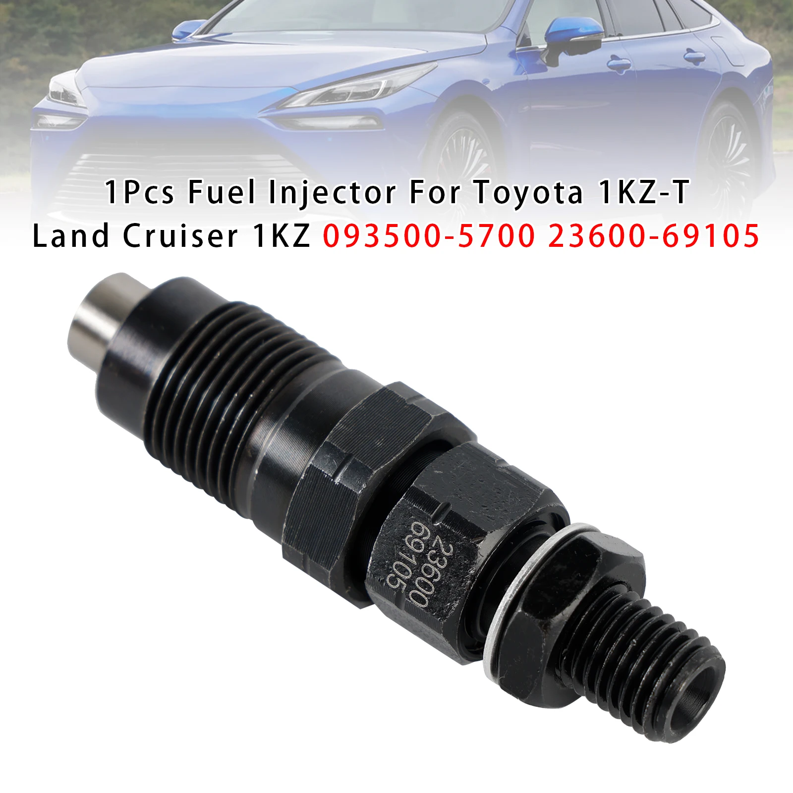 

Areyourshop 1 шт./4 шт. топливная форсунка для Toyota 1 кг-т Land Cruiser 1 кг 093500-5700 23600-69105