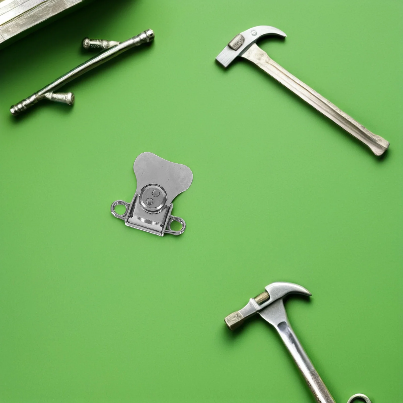 

2Pcs Stainless Steel Toggle Clamp Small Surface Padlockable Twist Latch for Tool Box Chest Cabinet Closure Tool Box Latch