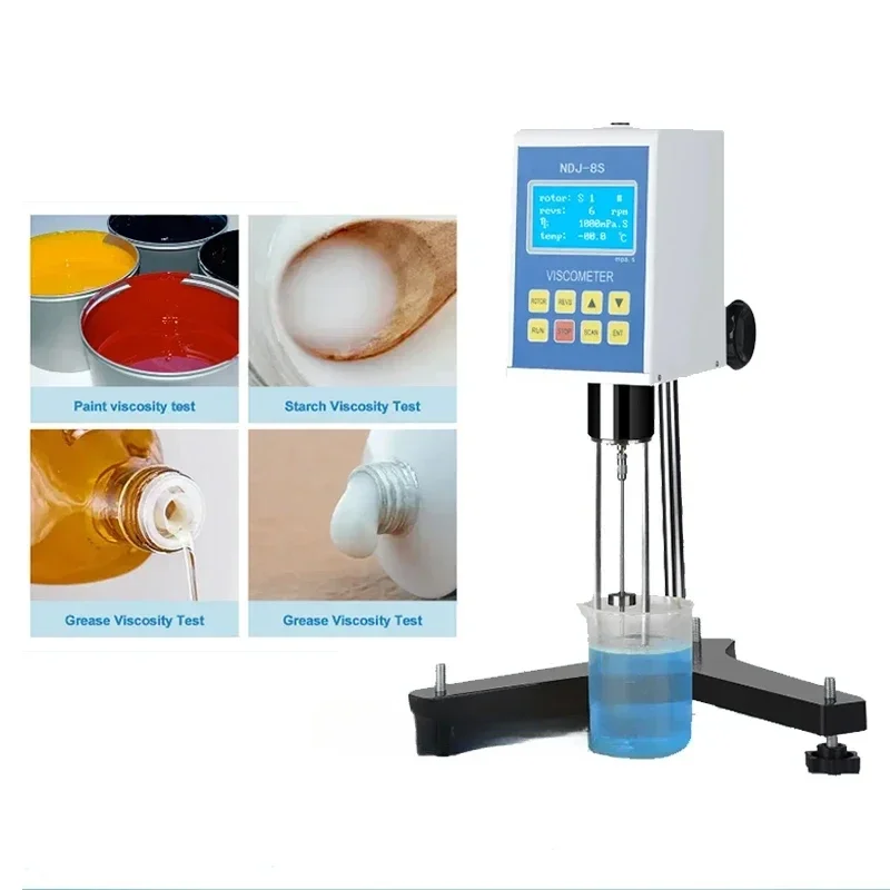 Digital Rotary Viscometer High Precision Paint Viscosity Meter LCD For NDJ-5S/NDJ-8S  110V/220V