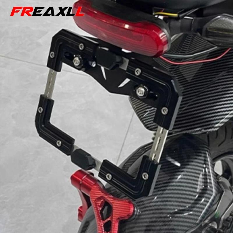 FOR SUZUKI GSX R125 R150 R250 R400 R600 R750 R1000 R1100 NEW Motorcycle Scooter Individuality License Plate Frame License Plate