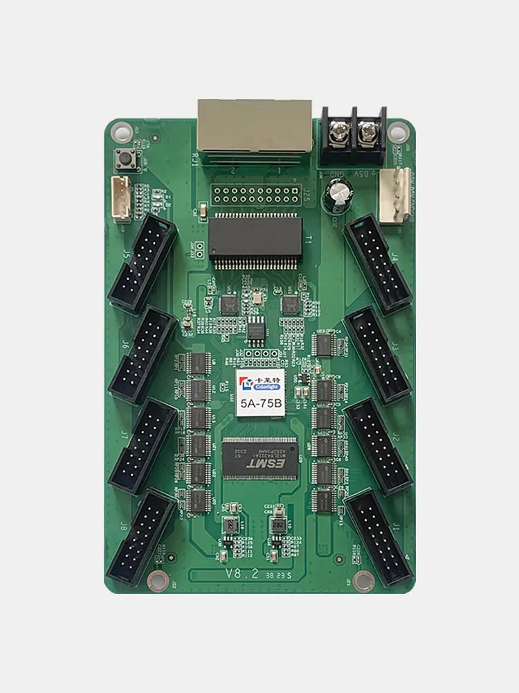 컬러라이트 수신 카드 비디오 월 컨트롤러, 실외 실내 LED 디스플레이 화면, RGB 매트릭스 HBU75 풀 컬러 모듈, 5A-75B