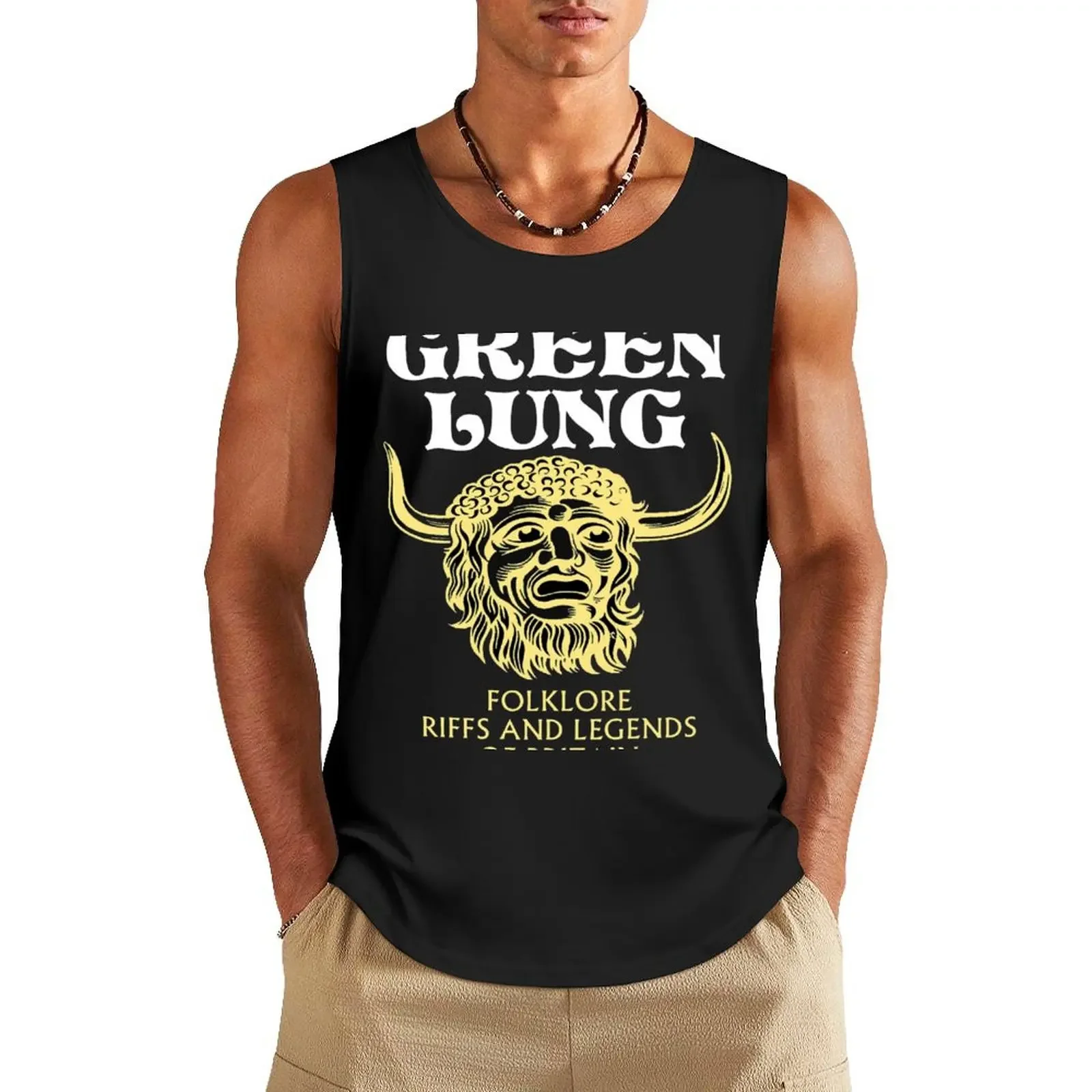 

green lung 9 Tank Top sleeveless man shirts Men's clothes T-shirt Men's gym