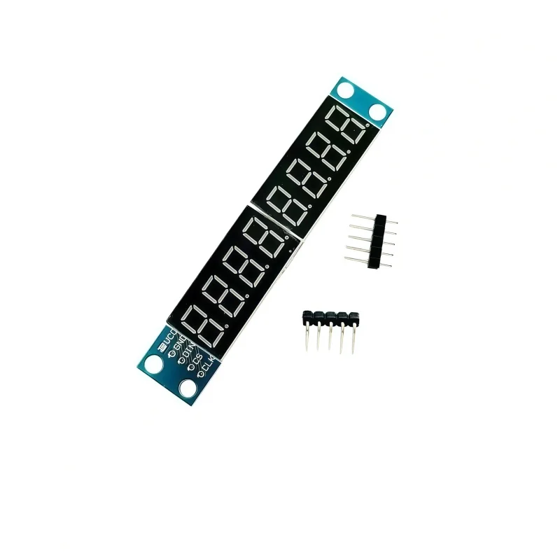Blue board module, MAX7219 digital tube display module, control module, cascading capability, finished product