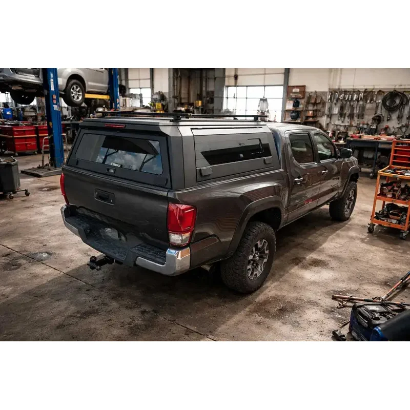 Aluminium Truck Bed Canopy Soft Topper Pop Up Camper Cap For Tacoma 5Ft 6Ft Gladiator Frontier Maverick
