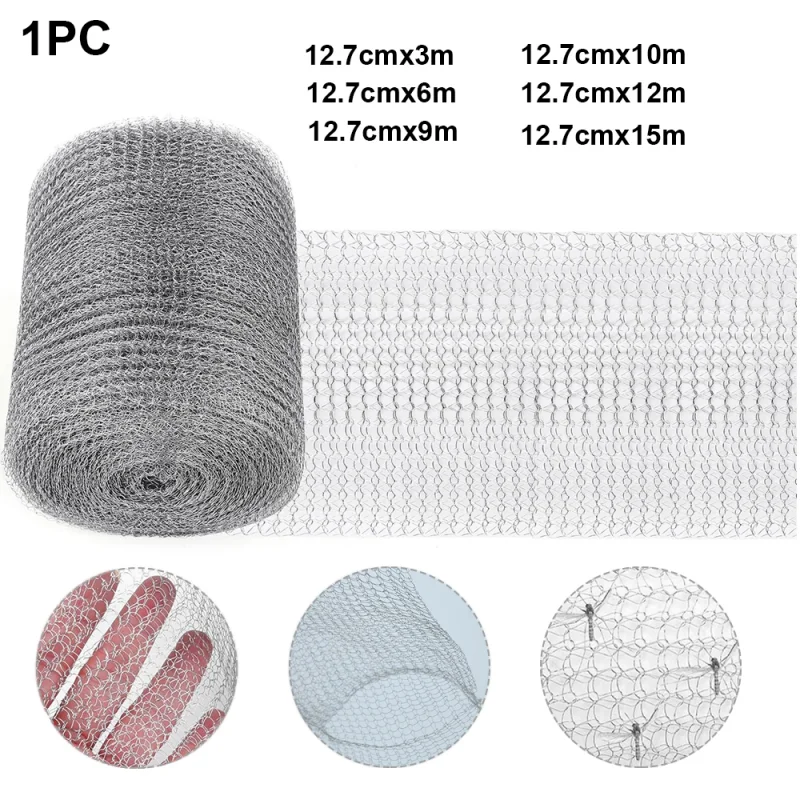 15–3 Meter Drahtgeflecht, Lochfüllung, Stoff, Lückenblocker aus Edelstahl, einfach zu bedienen, mit flexibler, dehnbarer Hardware, perfekter Füllstoff – Detail 3