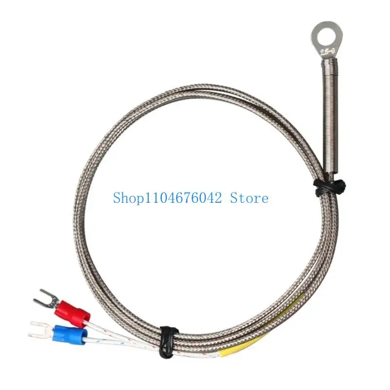 

652F 4mm Hole K Type Thermocouple Temperature Sensors Fast Response 1/2/3/4/5M