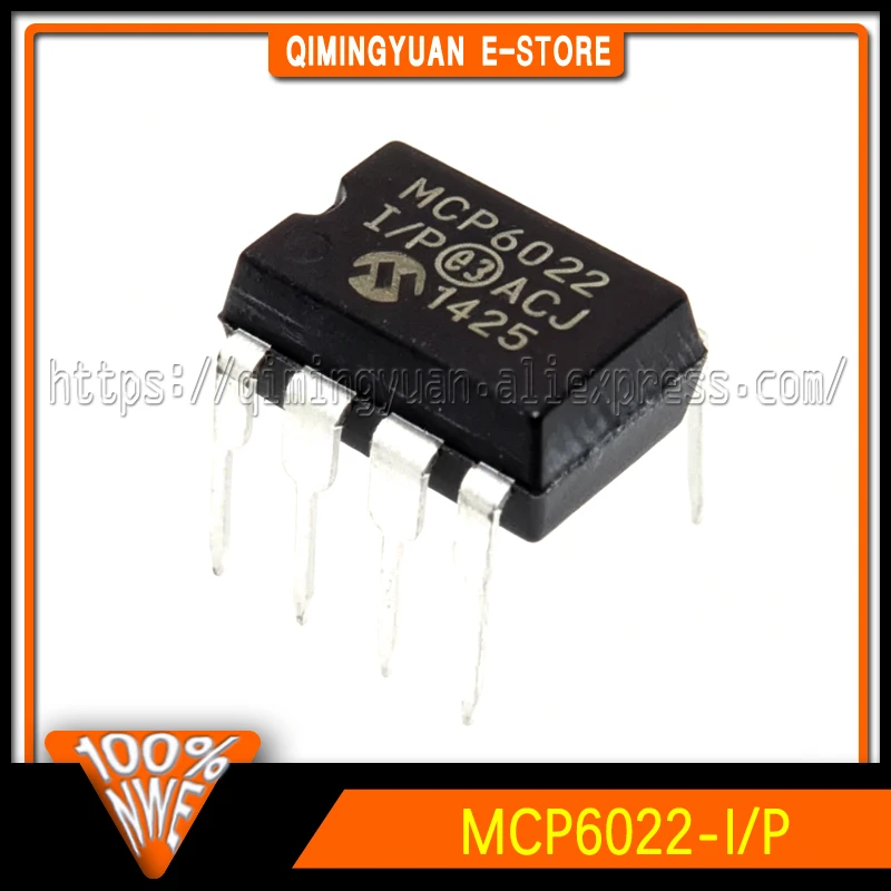 5pcs/lot MCP6022-I/P MCP6022 6022-I DIP-8 In Stock