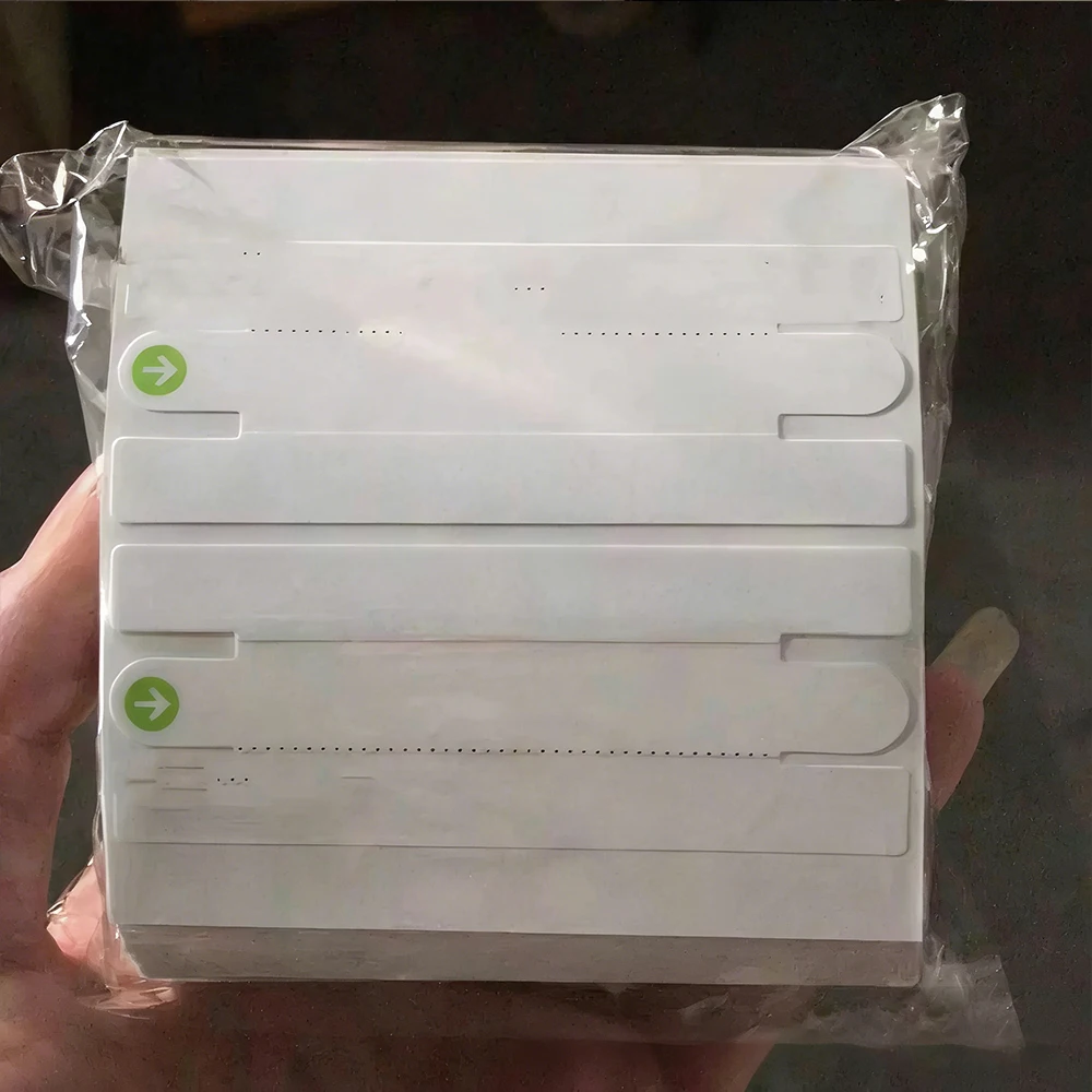 

100Pcs/Lot New Phone Package Box Paper Blank Seal Sticker For iphxne 13 14 15 series Customized model Outer Packing Wrap Sealing