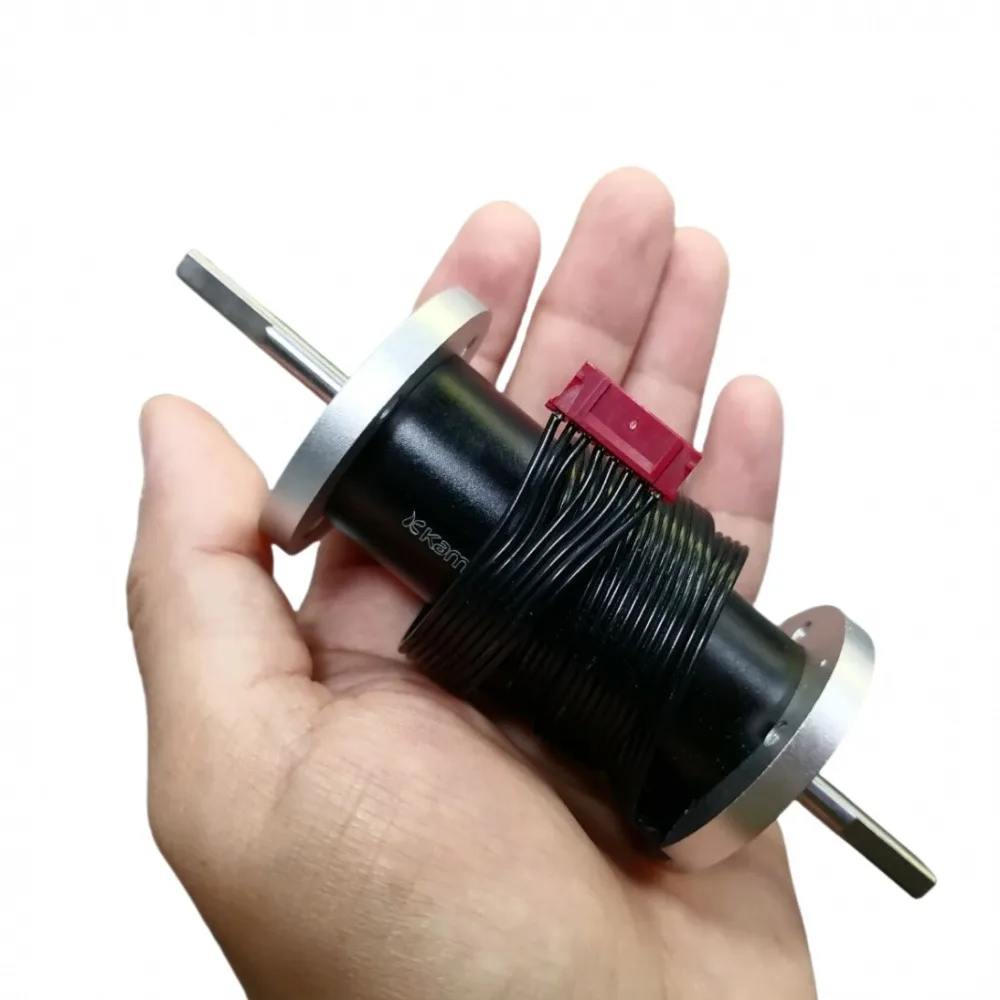 28mm Micro Coreless Brushless DC Motor 24V Dual Shaft Precision Peristaltic Pump Motor 5mm Shaft DC Brushless Motor 8Pin Wire