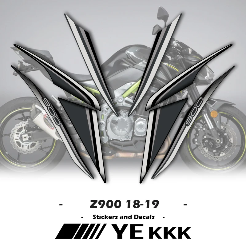 

Для Kawasaki Z900 2018-2019 Новинка металлический цвет OEM Реплика мотоциклетная обтекательная наклейка переводная картинка 18-19 полностью автомобильные наклейки