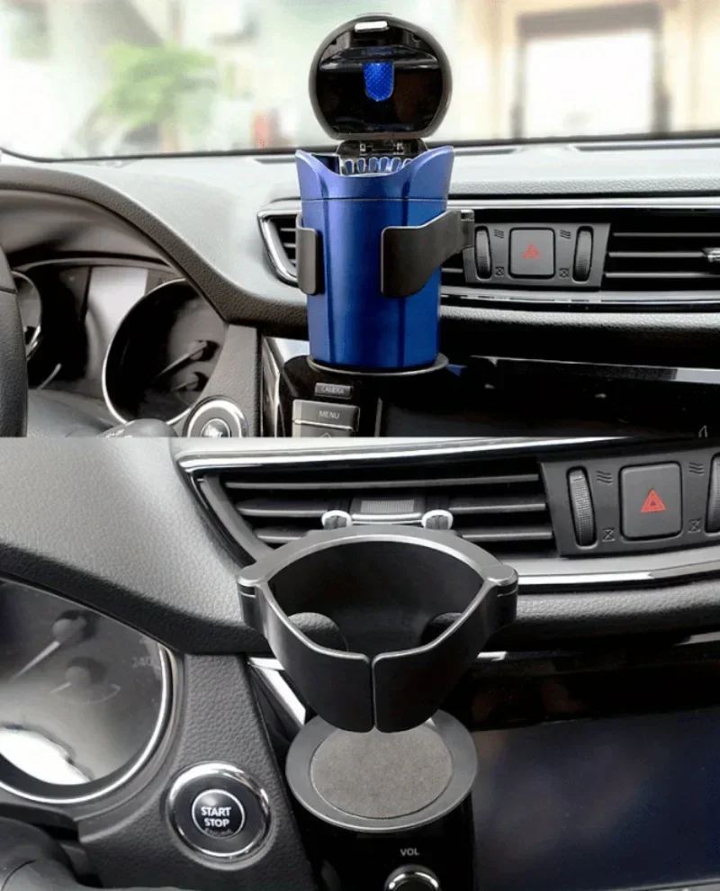 Universal Car Cup Holder with Handle ABS Material Vent-Convenient and Safe Drink Holder for Cars and Trucks No Battery Required view 6