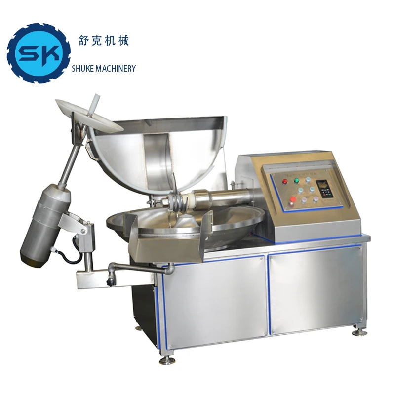 Meat Processing Machine Meat Bowl Cutter Machine 80l Vegetable Cutter Bowl